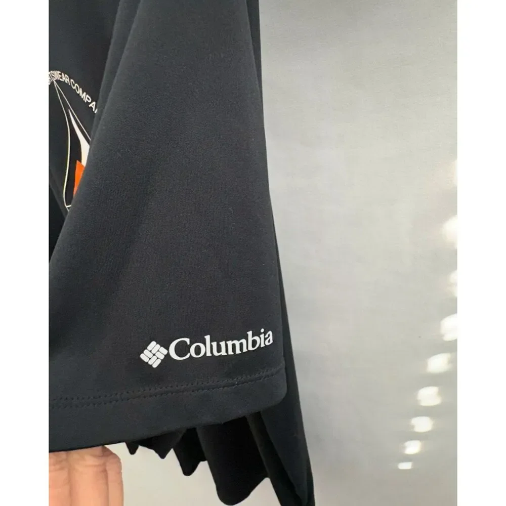 Columbia Black Tee Shirt Size XL Graphic T Shirt Classic Sportswear Short Sleeve